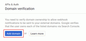Google Domain Verification